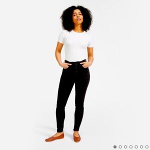 Everlane Authentic High Button Fly Skinny 25